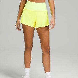 Lululemon speed up high rise shorts